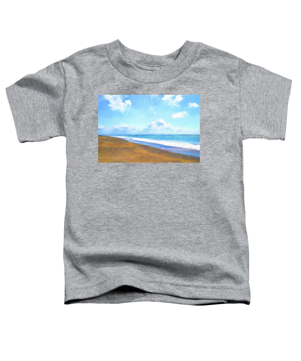 Photopainting Toddler T-Shirt featuring the photograph Walk With Me by Allan Van Gasbeck