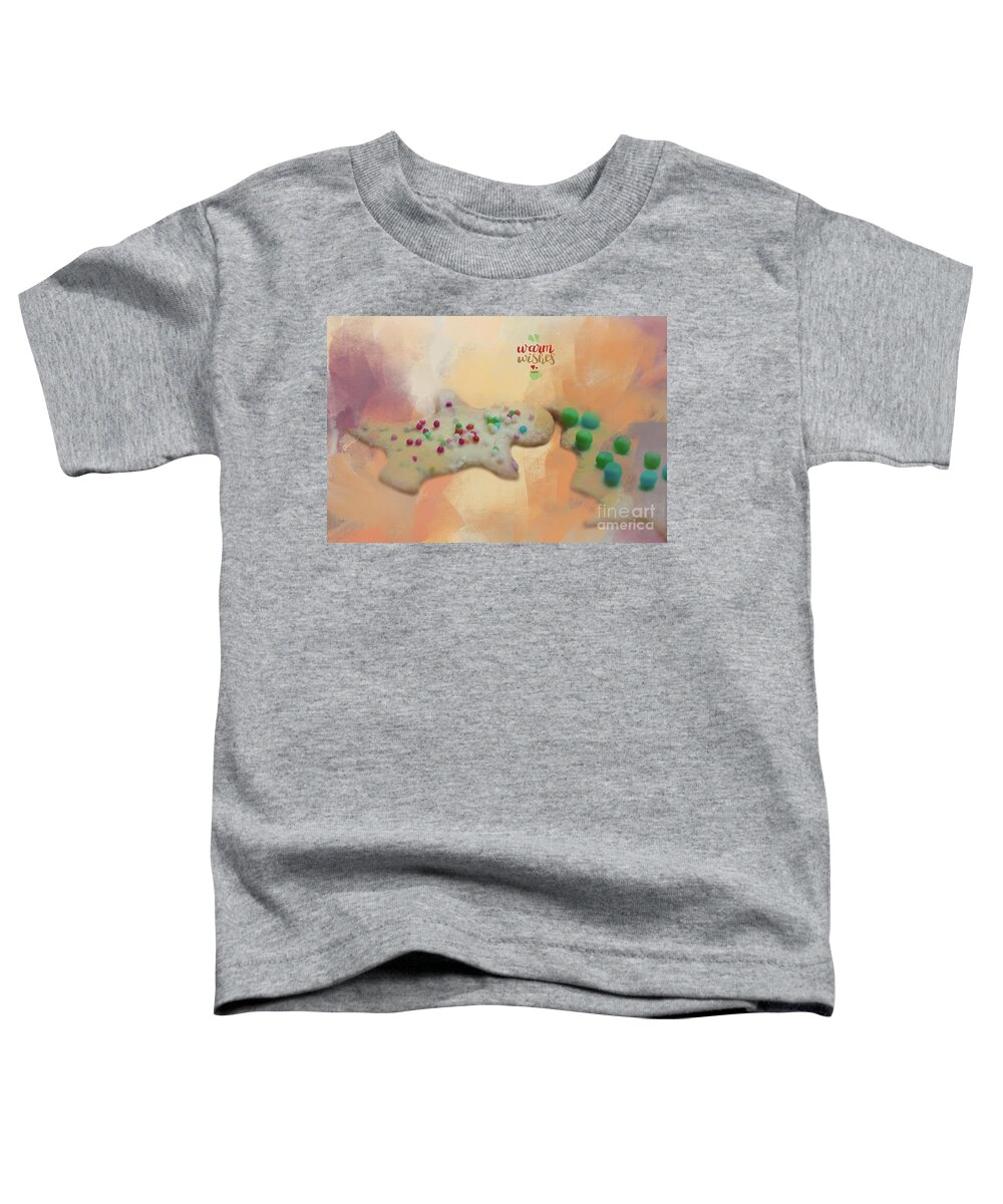 Christmas Toddler T-Shirt featuring the photograph Warm Wishes by Eva Lechner