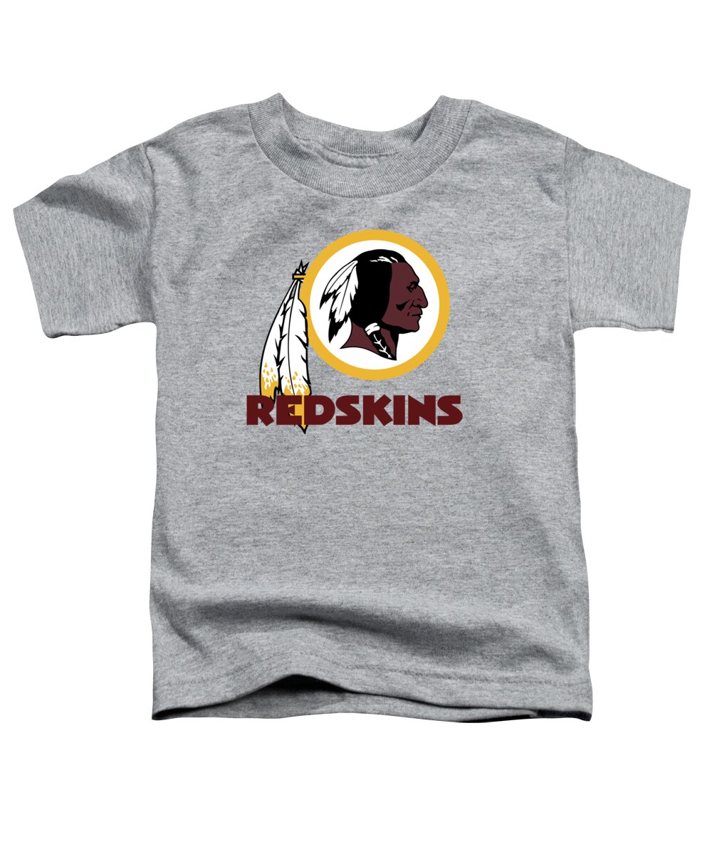 Washington Toddler T-Shirt featuring the mixed media Washington Redskins Translucent Steel by Movie Poster Prints