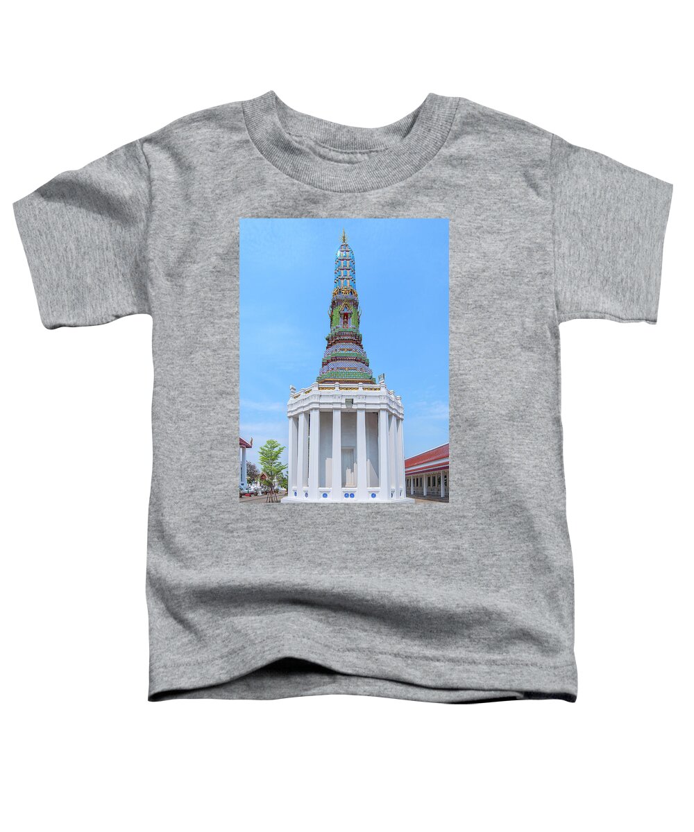Scenic Toddler T-Shirt featuring the photograph Wat Intharam Phra Prang East DTHB2093 by Gerry Gantt