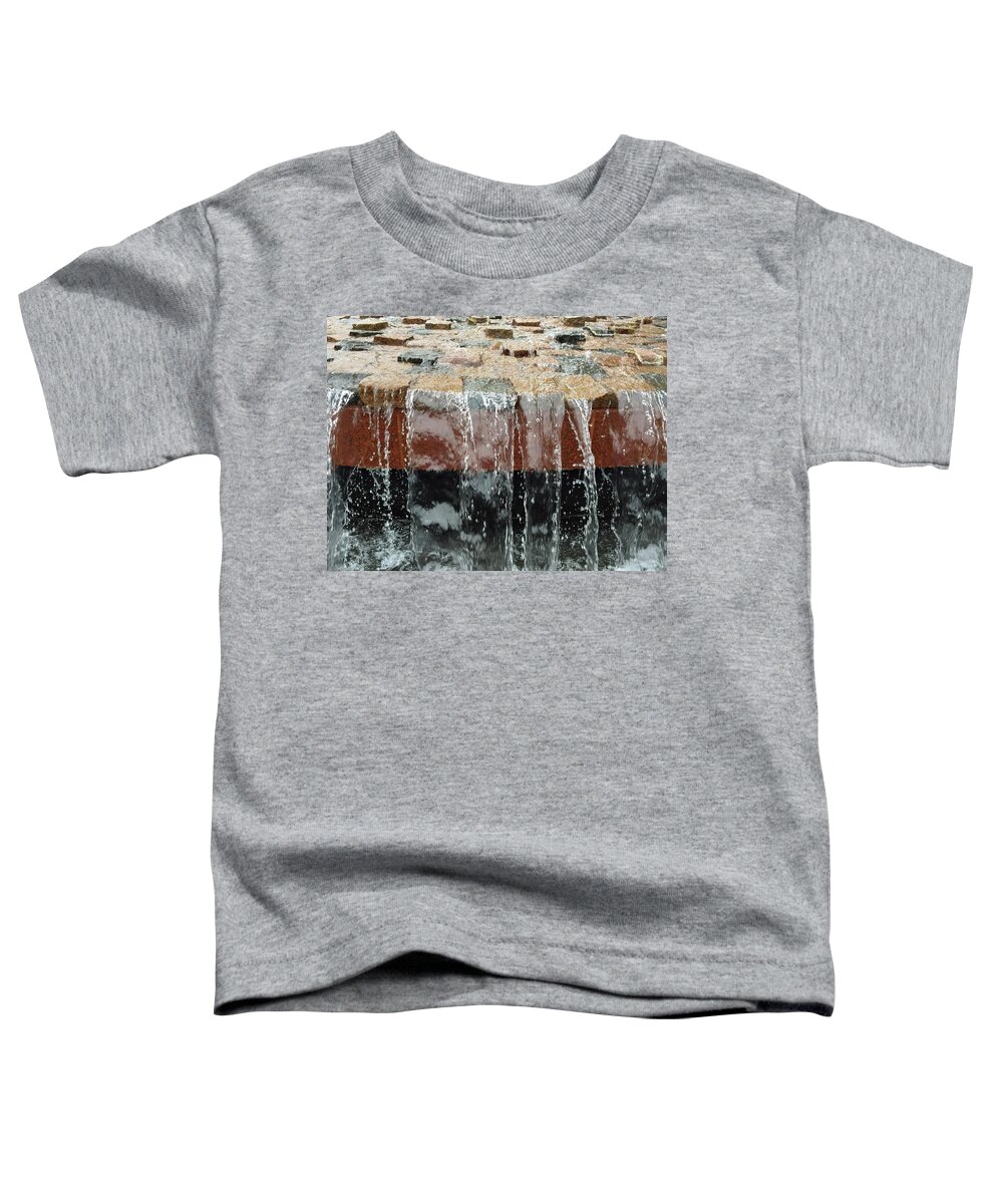 Waterfall Toddler T-Shirt featuring the photograph Waterfall Abstract by Aimee L Maher ALM GALLERY