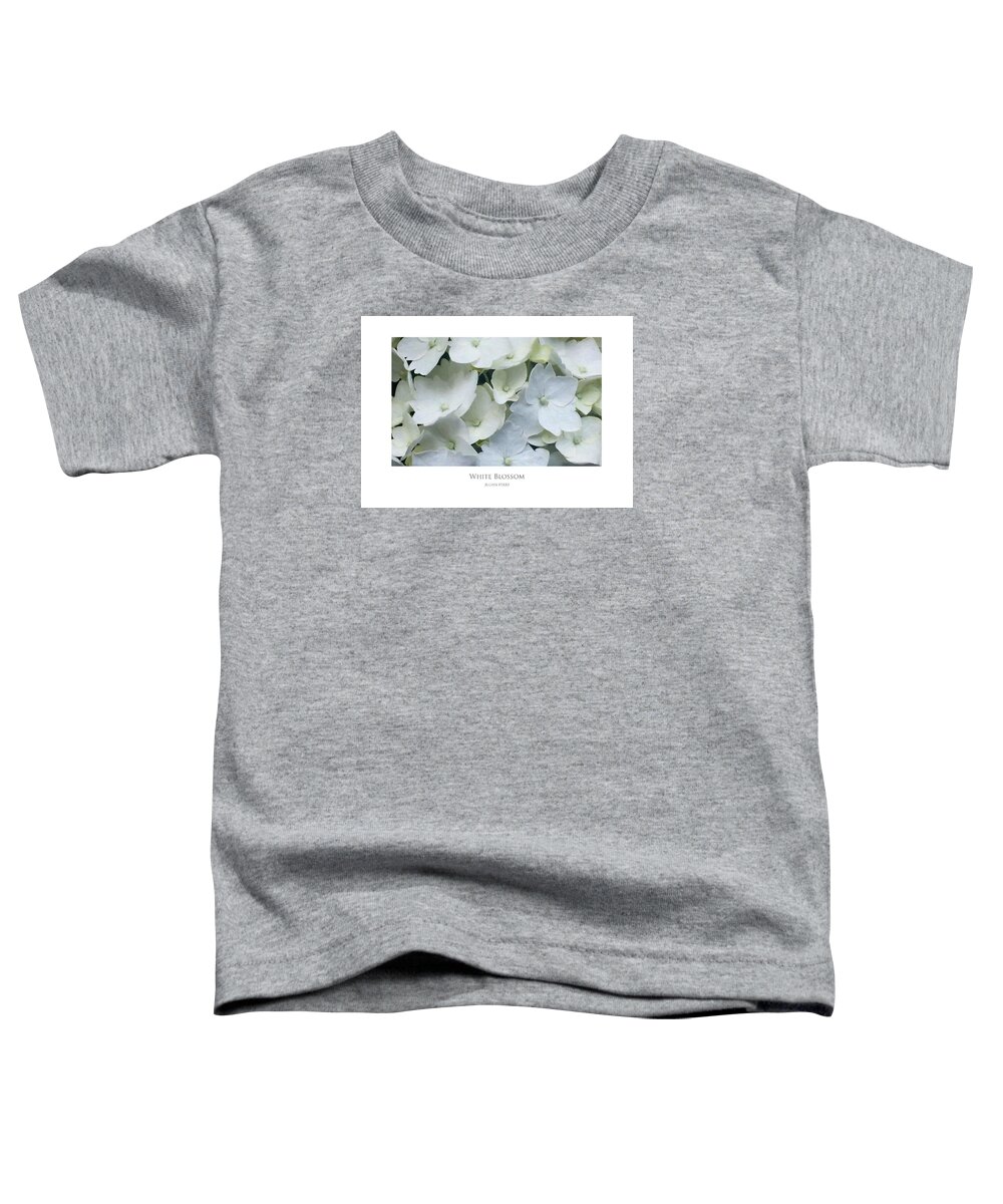 Beautiful Toddler T-Shirt featuring the digital art White Blossom by Julian Perry