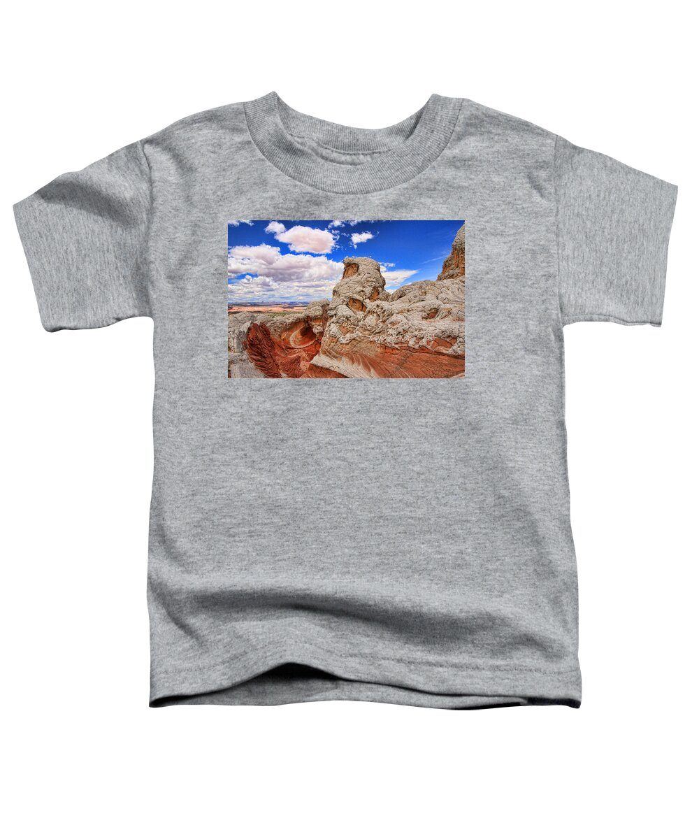 White Pocket Toddler T-Shirt featuring the photograph White Pocket # 24 by Allen Beatty