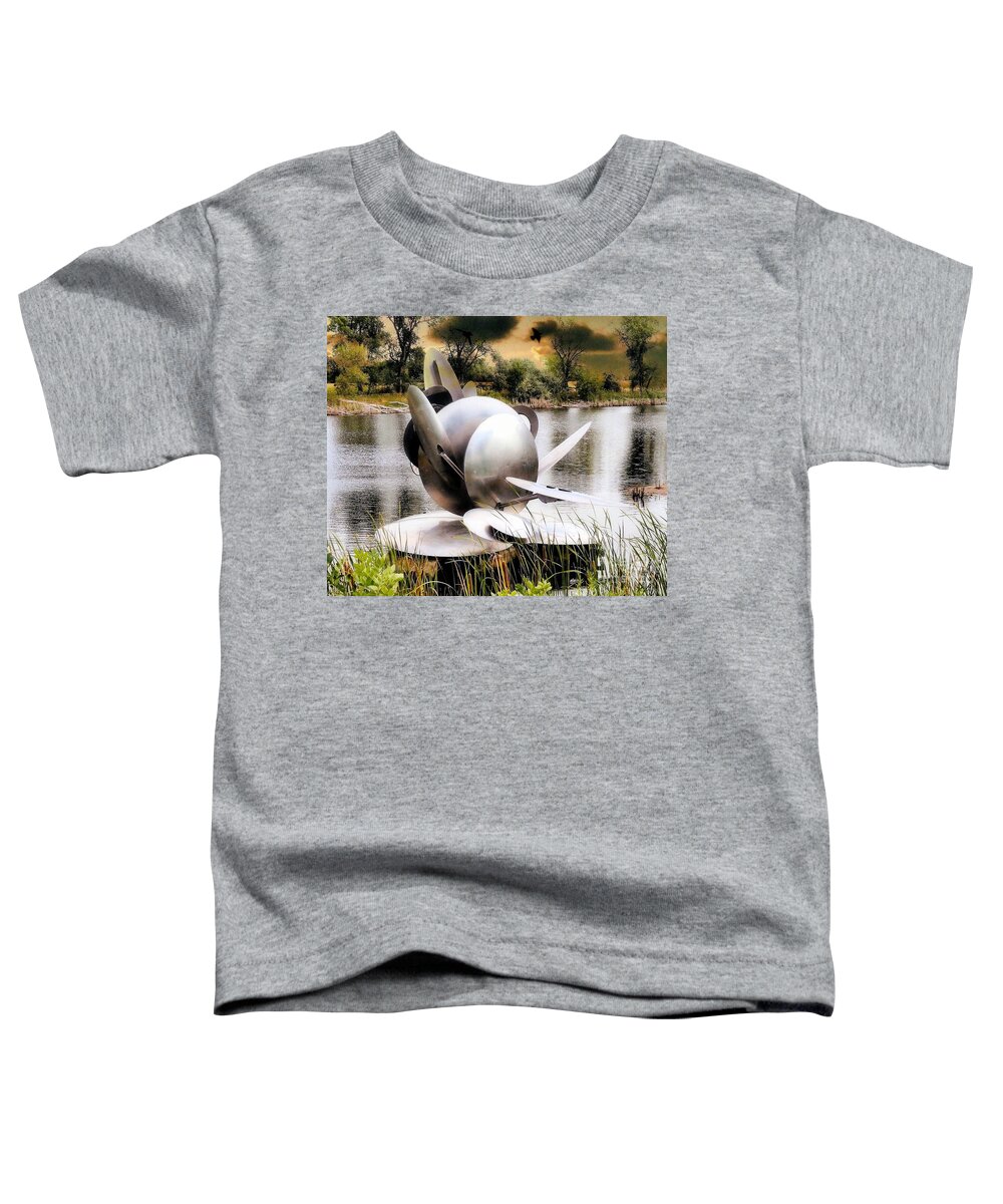 Wind Sculpture Toddler T-Shirt featuring the photograph Wind Sculpture by George Baker #2 by Janette Boyd