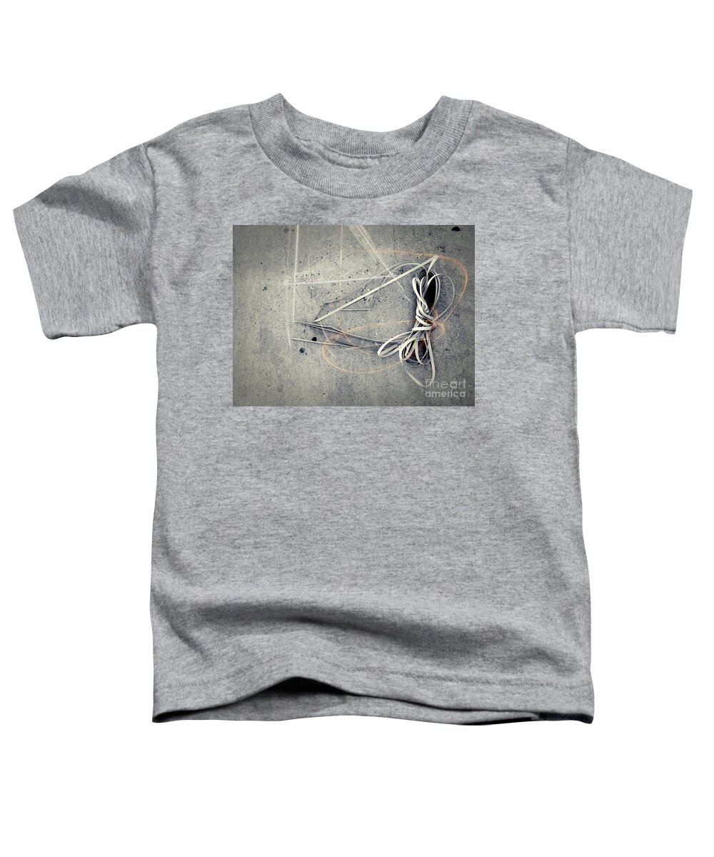 Abstract Toddler T-Shirt featuring the photograph Winding Knot by Fei A