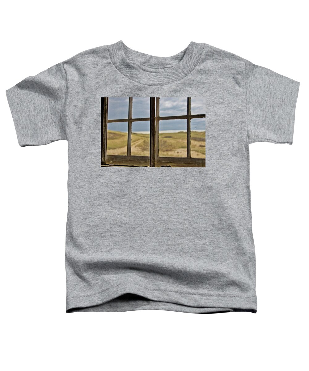 Cape Cod Toddler T-Shirt featuring the photograph Window Ocean Path by Marisa Geraghty Photography