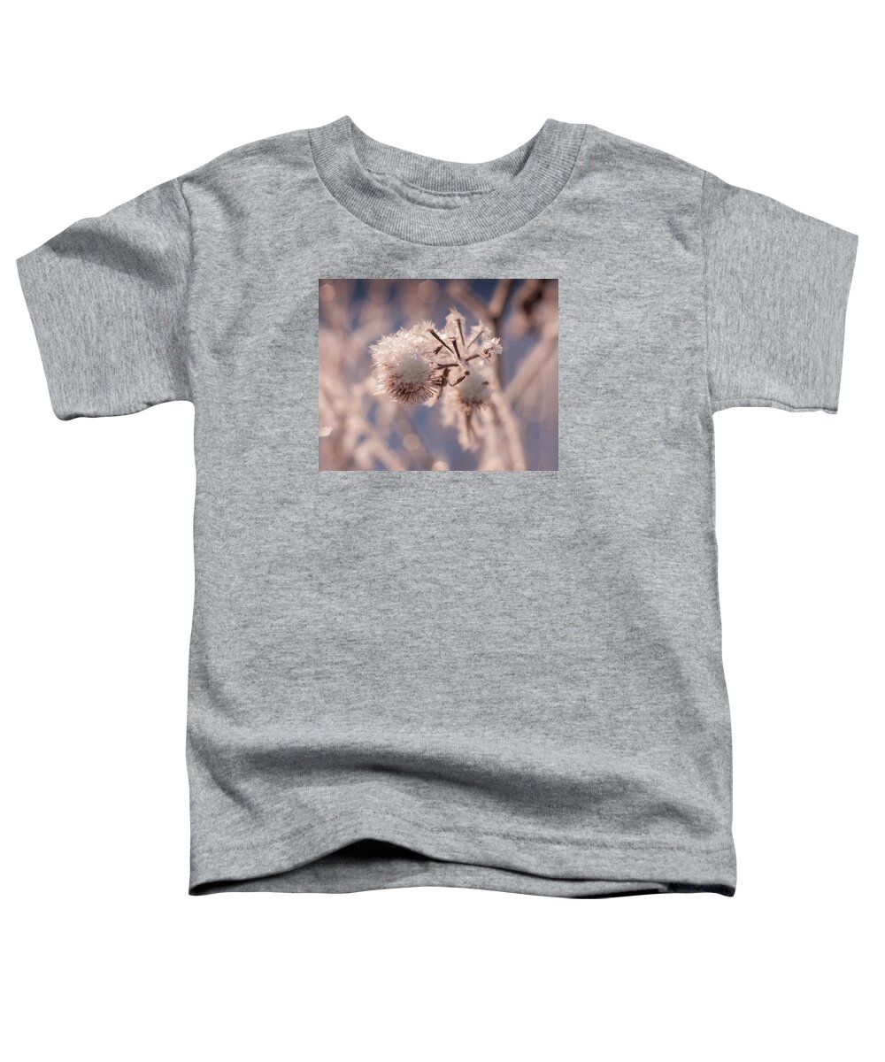 Frost Toddler T-Shirt featuring the photograph Winter Frost by Miguel Winterpacht