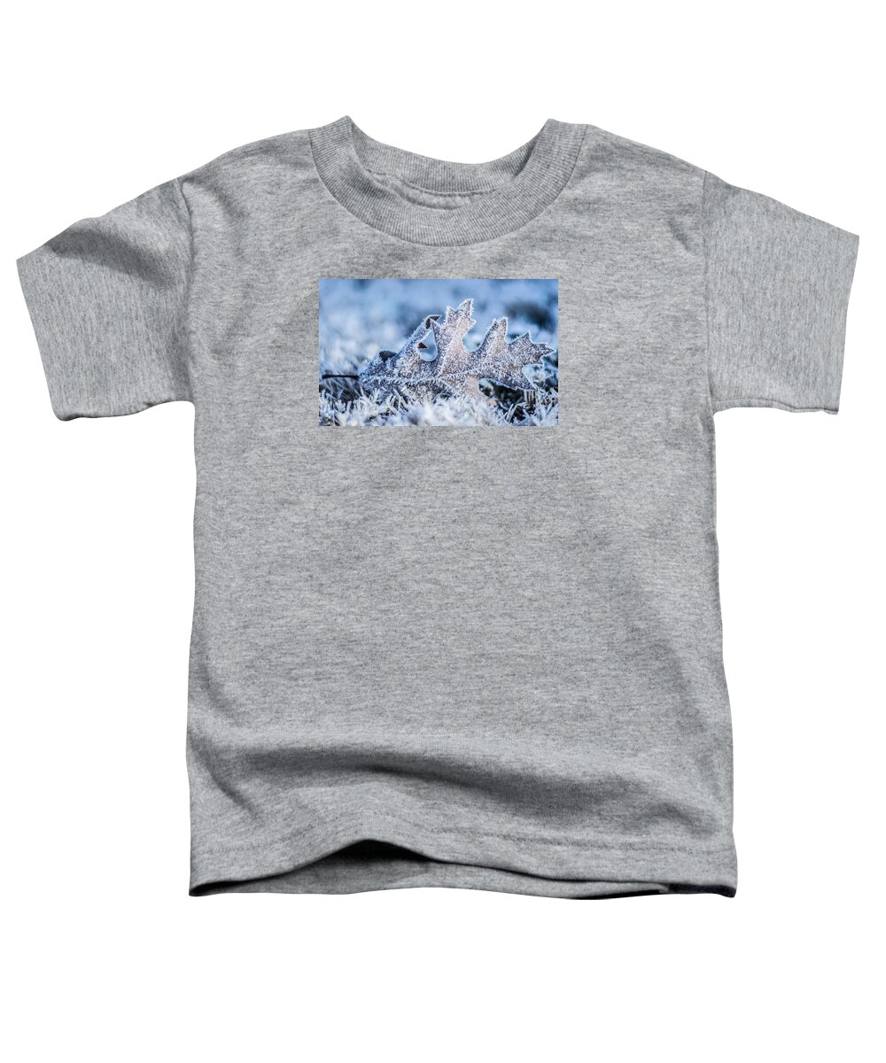 Ice Toddler T-Shirt featuring the photograph Winter Frost by Parker Cunningham