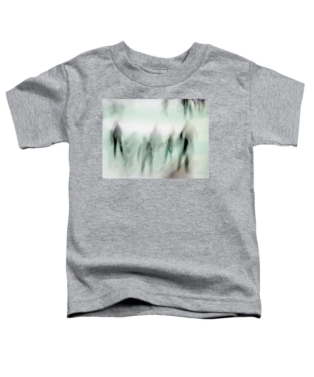 Abstracts Toddler T-Shirt featuring the photograph Winter Illusions On Ice - Series 2 by Steven Milner