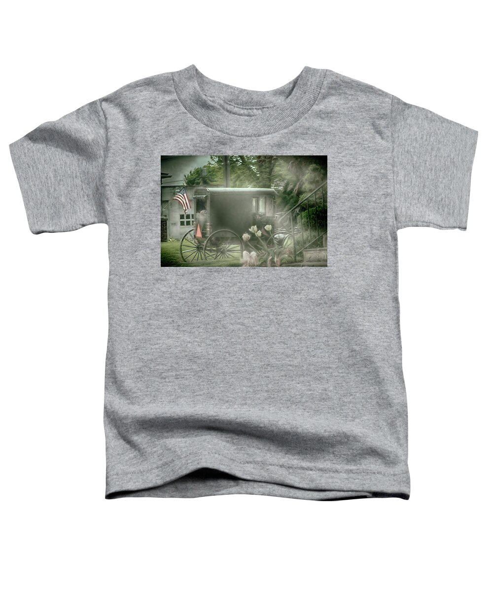 Amish Toddler T-Shirt featuring the photograph With Deepest Sympathy by Dyle Warren