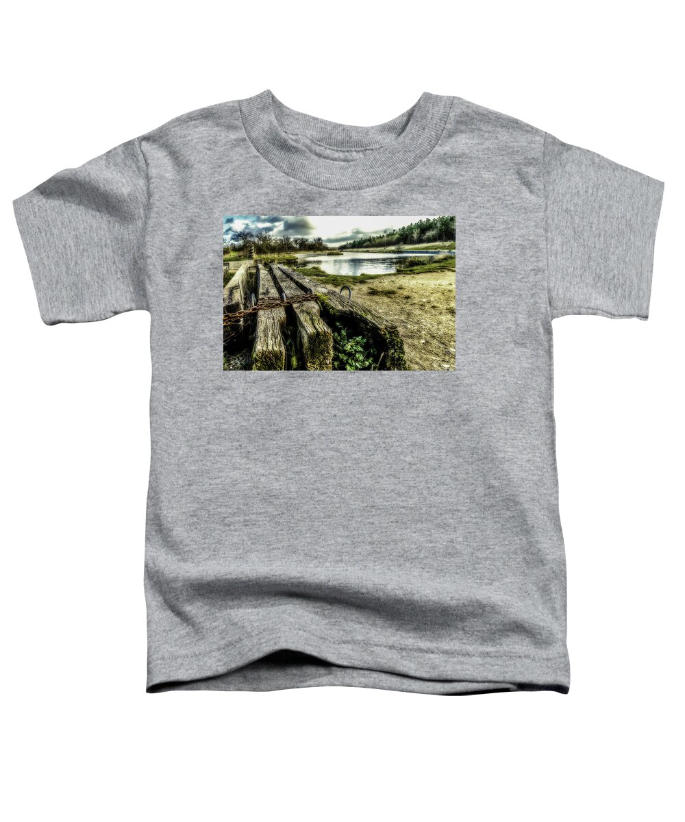 Canal Toddler T-Shirt featuring the photograph Woodside by Nick Bywater