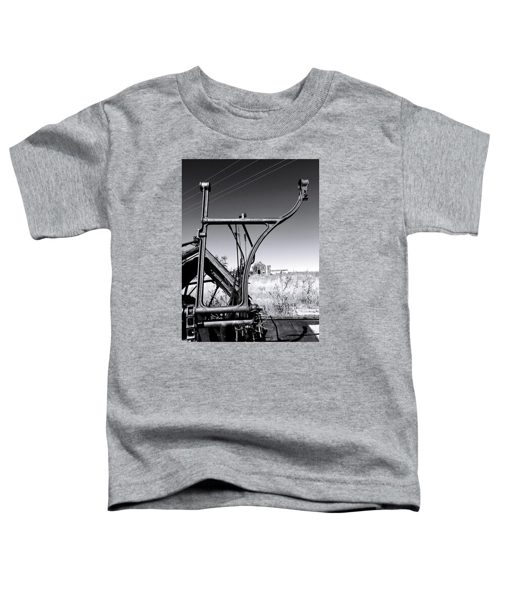 Farm Machinery Toddler T-Shirt featuring the photograph Worked To Death by Brad Hodges