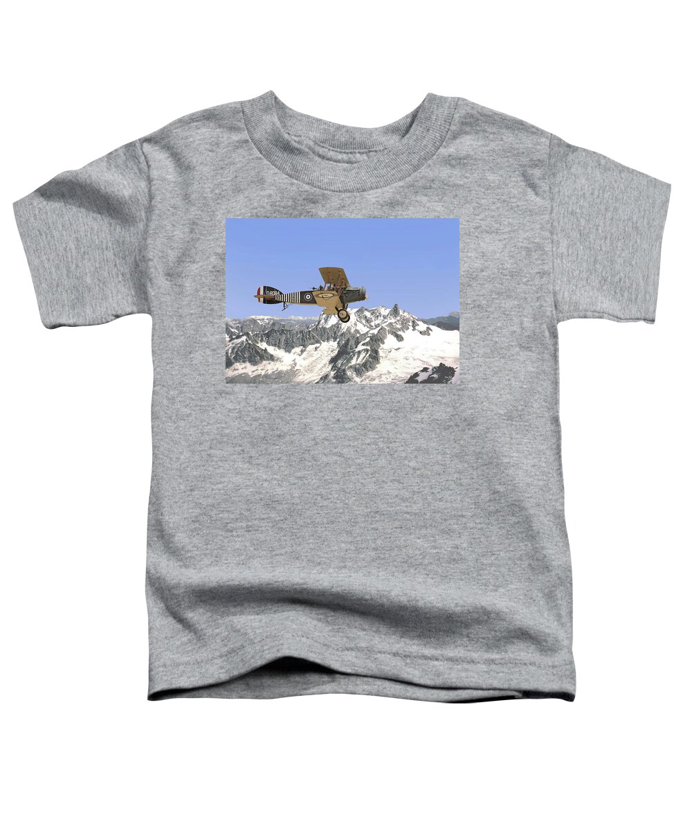 Aircraft Toddler T-Shirt featuring the photograph WW1 - Bristol Fighter by Pat Speirs
