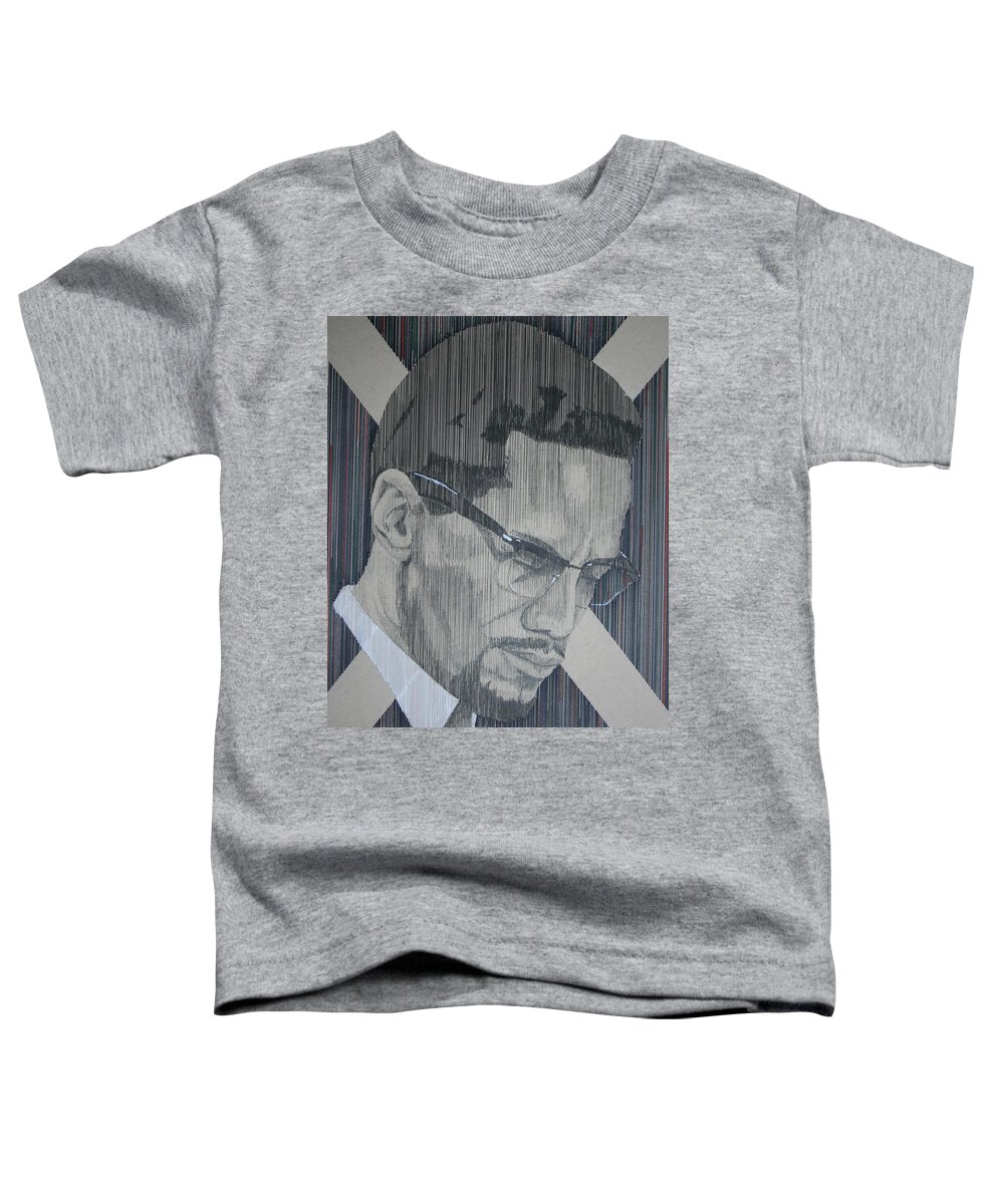 Pen Toddler T-Shirt featuring the drawing X Prayer by Edmund Royster