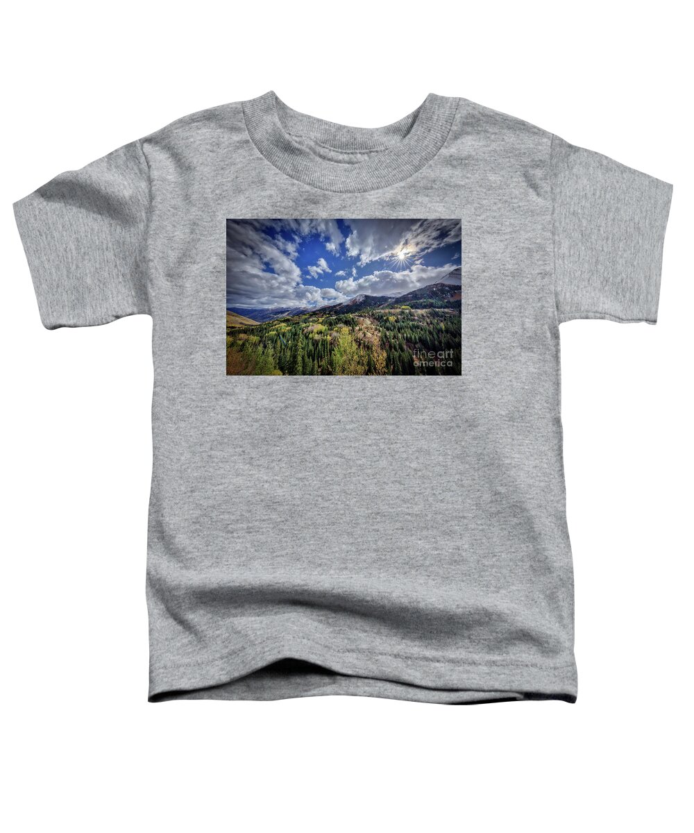 Yankee Girl Mill Toddler T-Shirt featuring the photograph Yankee Girl Mill Sunrise by Doug Sturgess