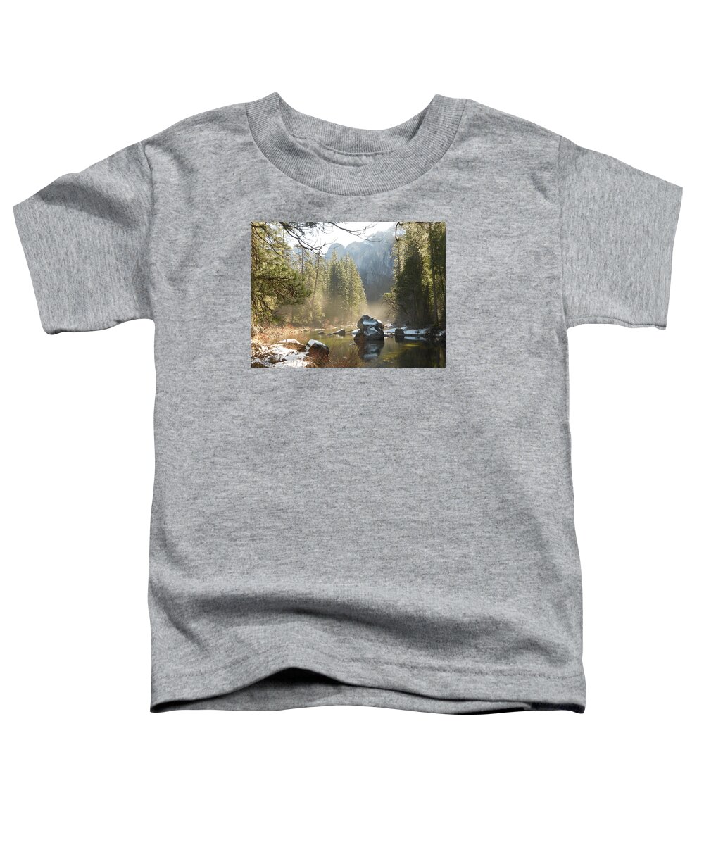 Yosemite Spring Toddler T-Shirt featuring the photograph Yosemite Spring by FD Graham