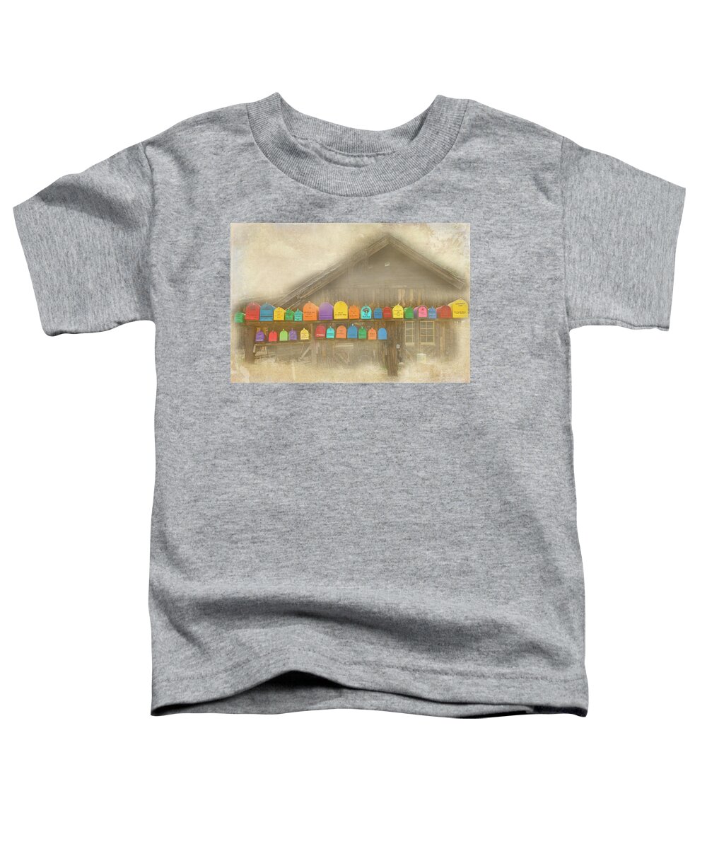 Mailbox Toddler T-Shirt featuring the photograph You've Got Mail by Jolynn Reed