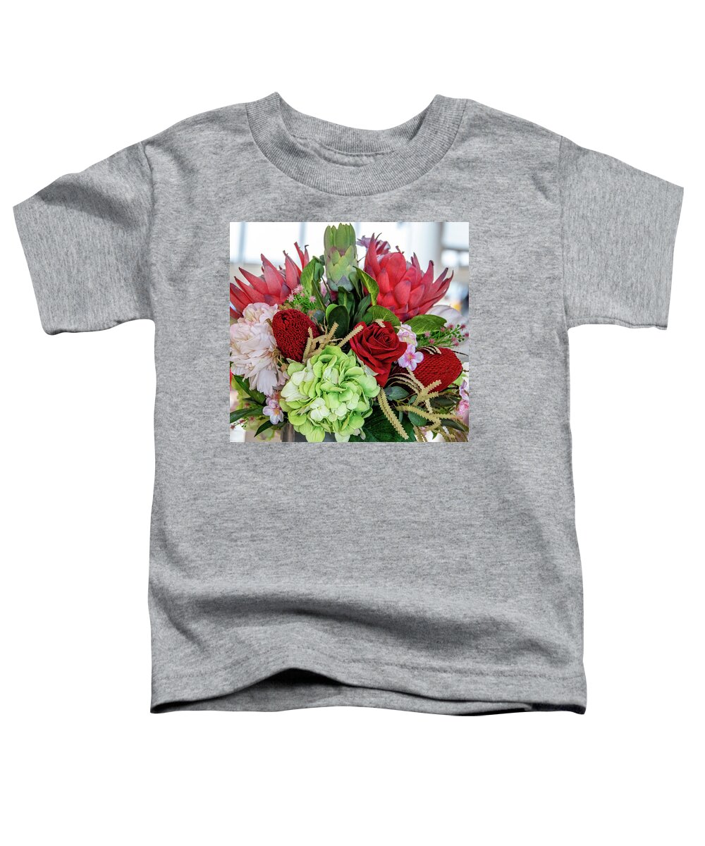 Flowers Toddler T-Shirt featuring the photograph In Living Color by Marcy Wielfaert