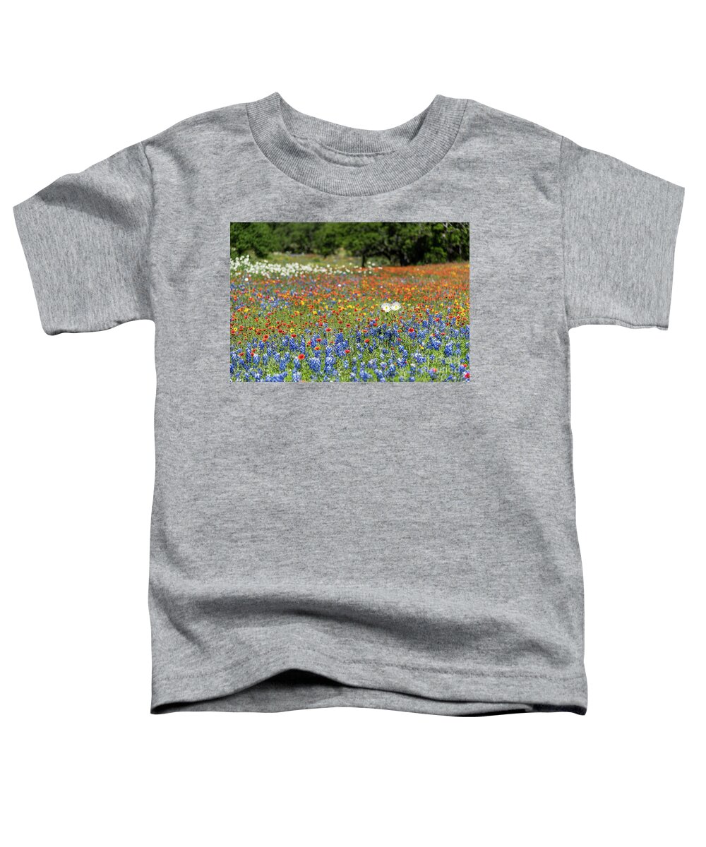  Toddler T-Shirt featuring the photograph Texas Wildflowers #1 by Paul Quinn