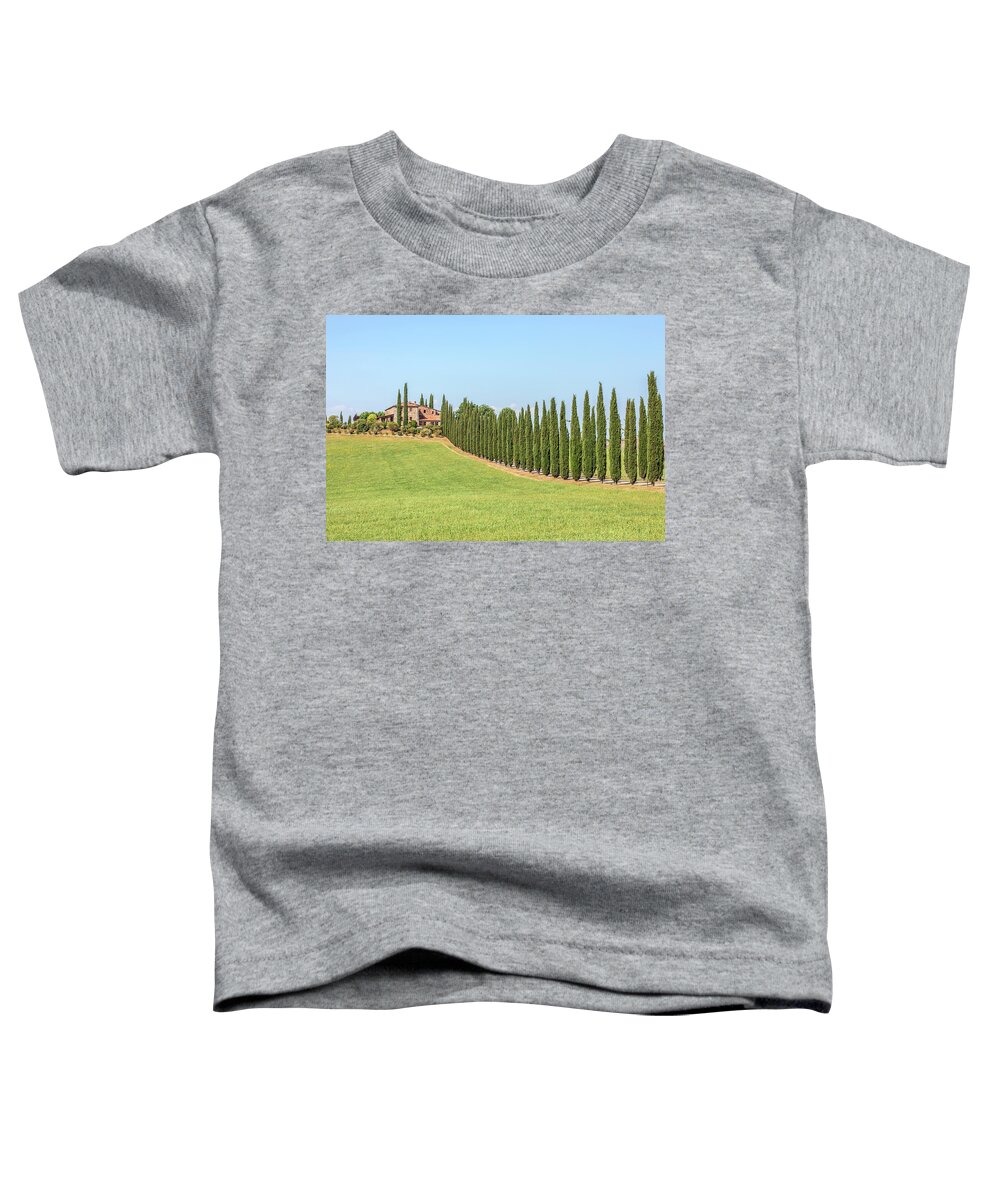 Podere Toddler T-Shirt featuring the photograph San Quirico, Tuscany - Italy #10 by Joana Kruse