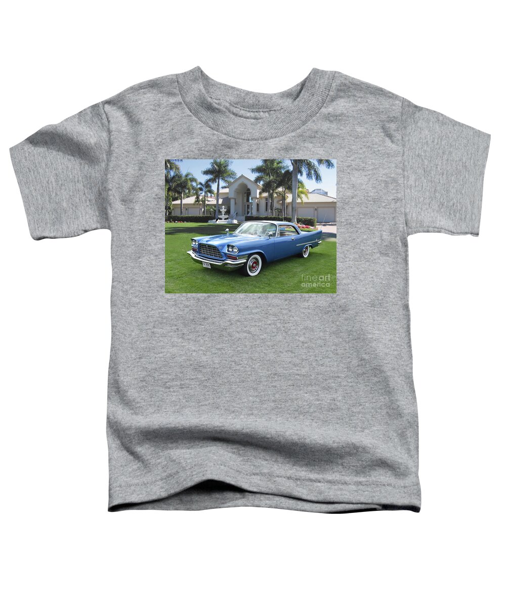 1958 Toddler T-Shirt featuring the photograph 1958 Chrysler 300D by Ron Long