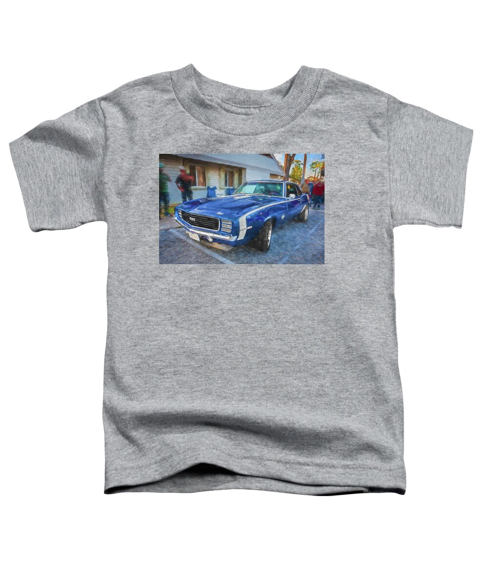 1969 Chevrolet Camaro Toddler T-Shirt featuring the photograph 1969 Chevy Camaro RS 107  by Rich Franco