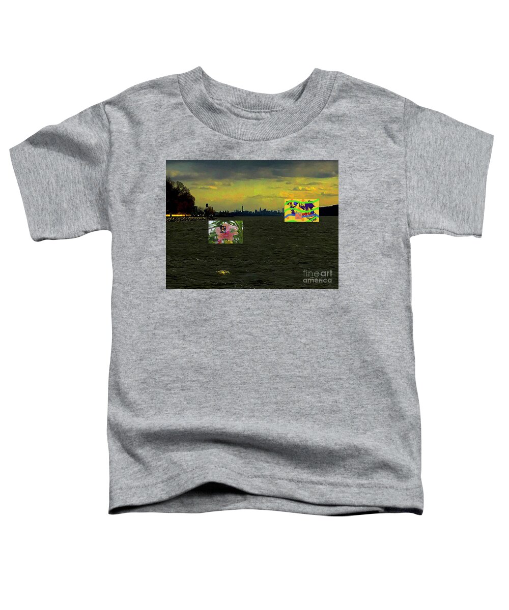 Walter Paul Bebirian: Volord Kingdom Art Collection Grand Gallery Toddler T-Shirt featuring the digital art 2-25-2019f by Walter Paul Bebirian