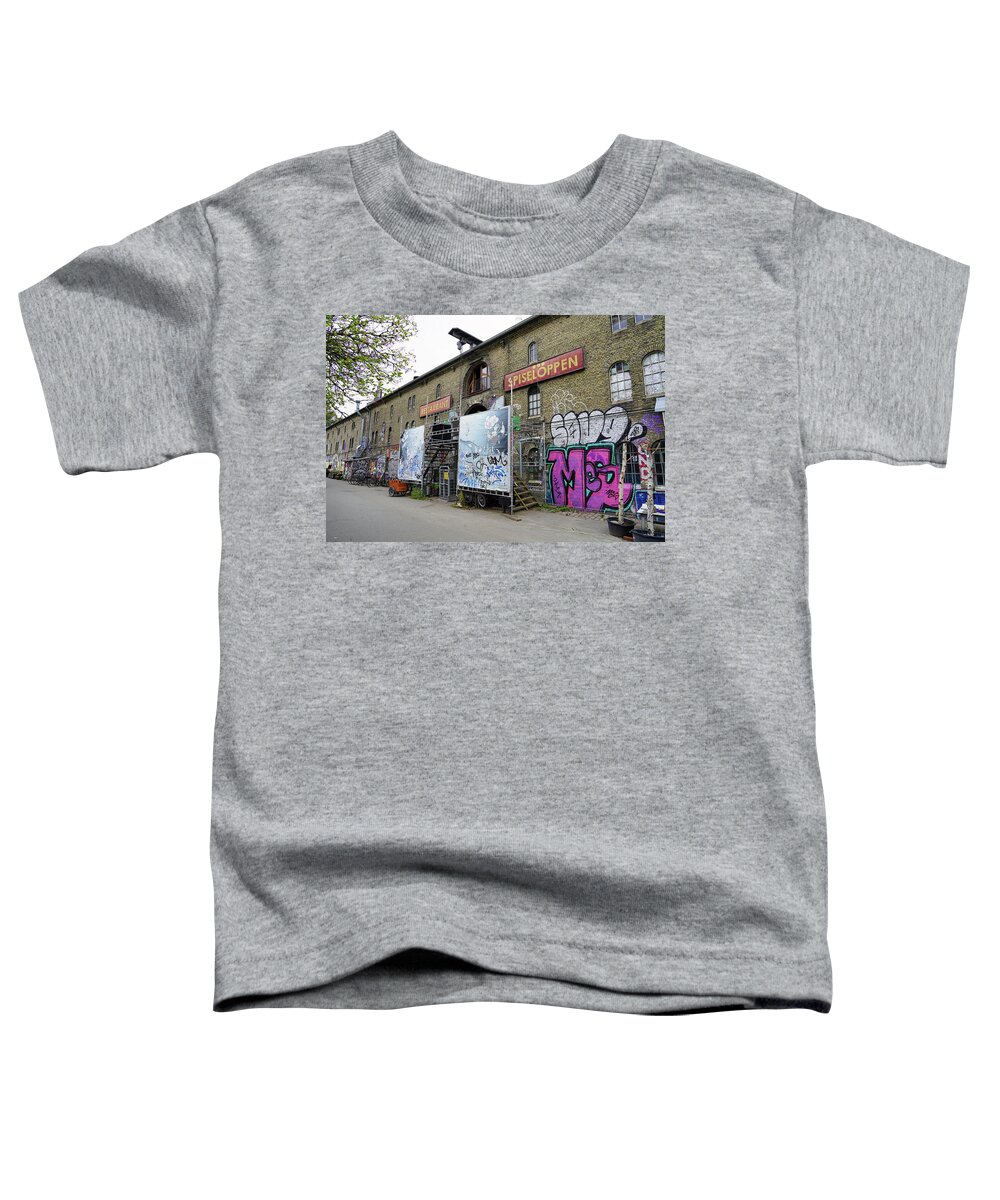 Ontwijken cassette overhandigen Freetown Christiania In Copenhagen Denmark Toddler T-Shirt by Rick  Rosenshein - Fine Art America