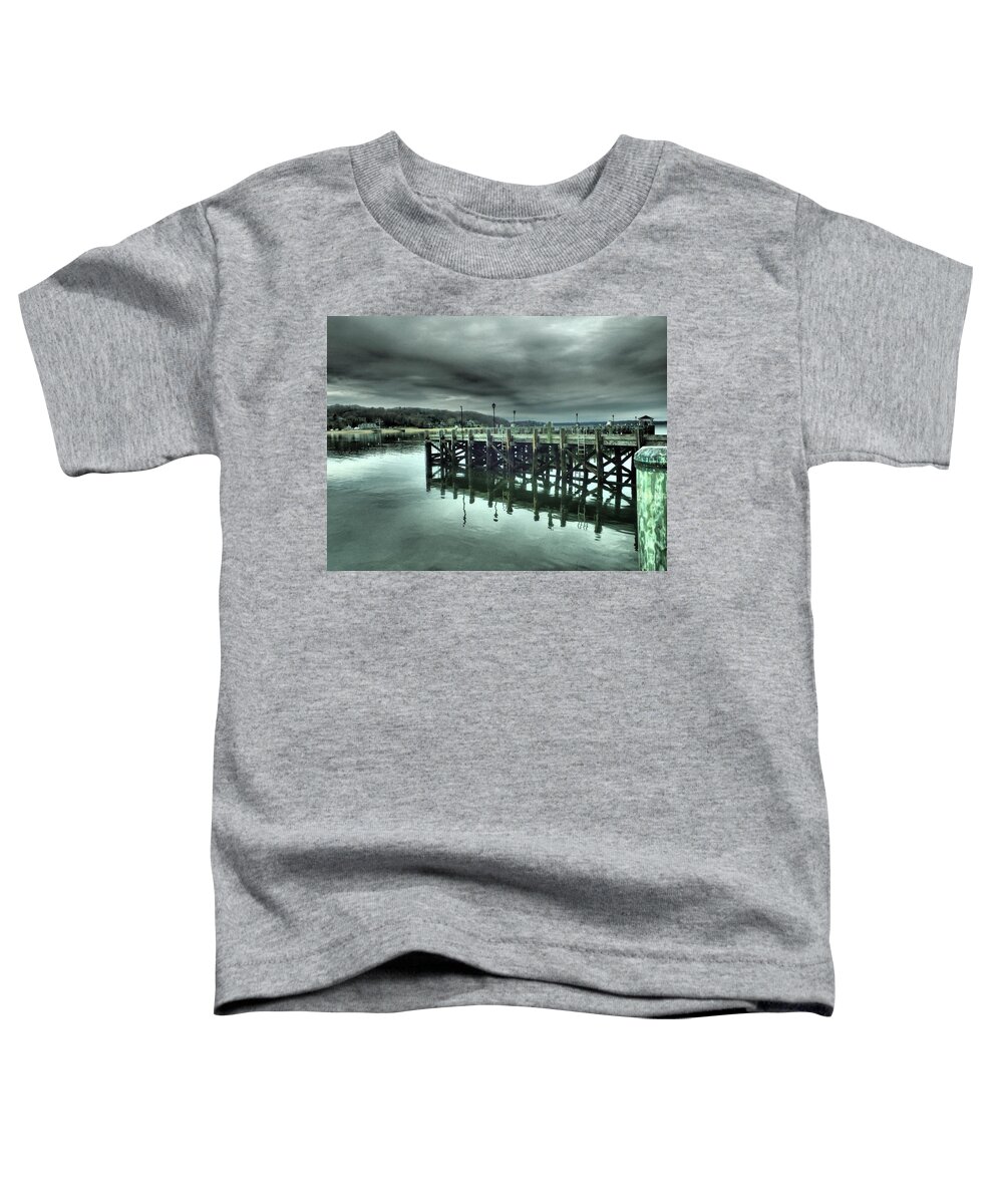 Northport Dock Toddler T-Shirt featuring the photograph Northport Dock #7 by Susan Jensen