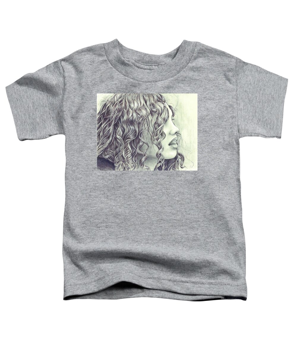 Pen And Pencil Toddler T-Shirt featuring the painting Air by Jeremy Robinson