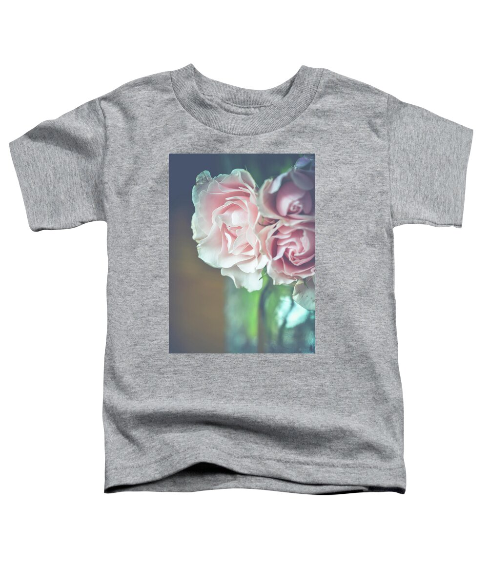 Pink Roses Toddler T-Shirt featuring the photograph Antique Roses by Michelle Wermuth