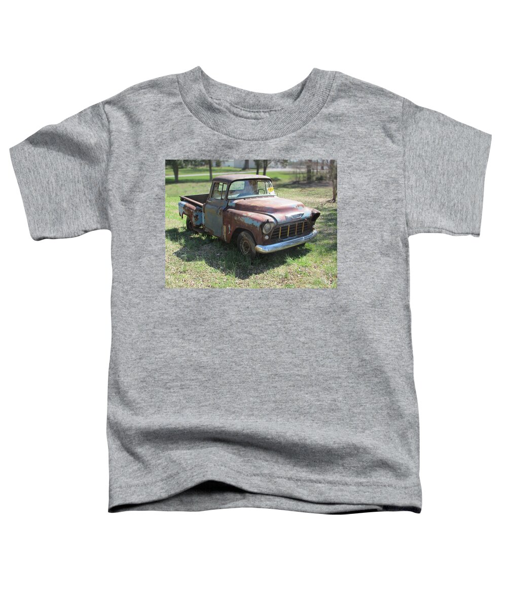 Old Car Toddler T-Shirt featuring the photograph any Buyers by David Zimmerman
