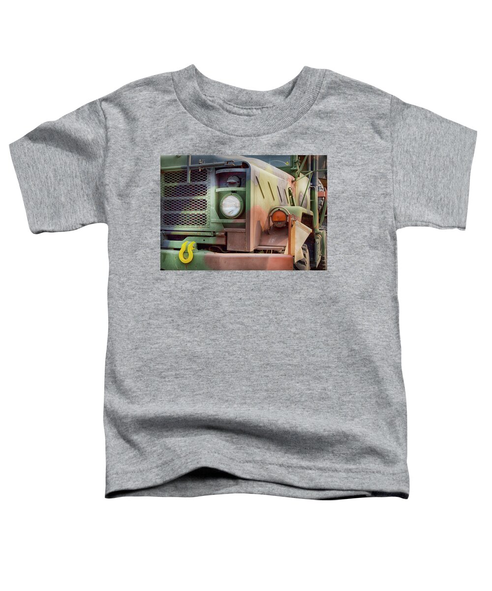 Military Toddler T-Shirt featuring the photograph Army Truck by Theresa Tahara