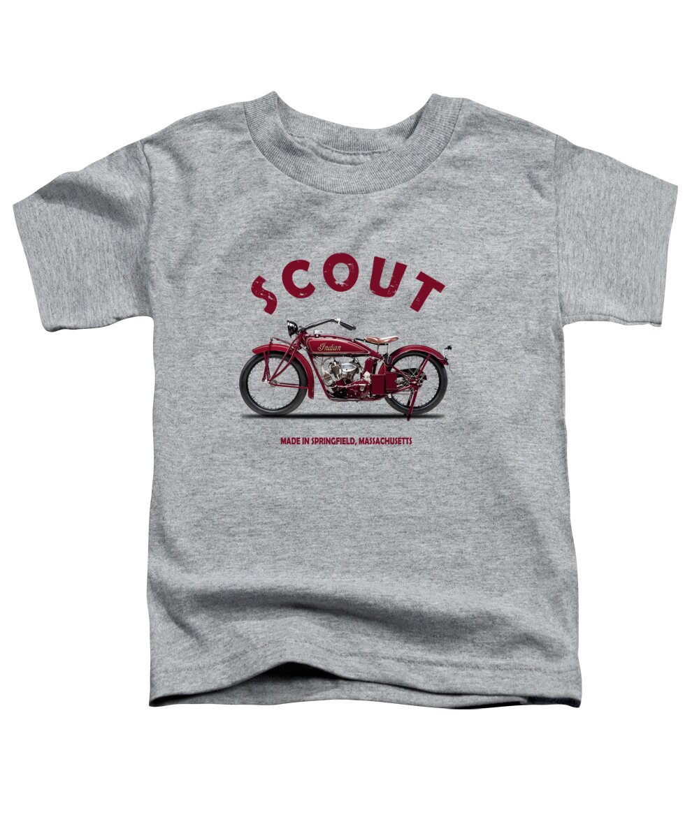 Indian Scout Toddler T-Shirt featuring the photograph The Scout 1924 by Mark Rogan