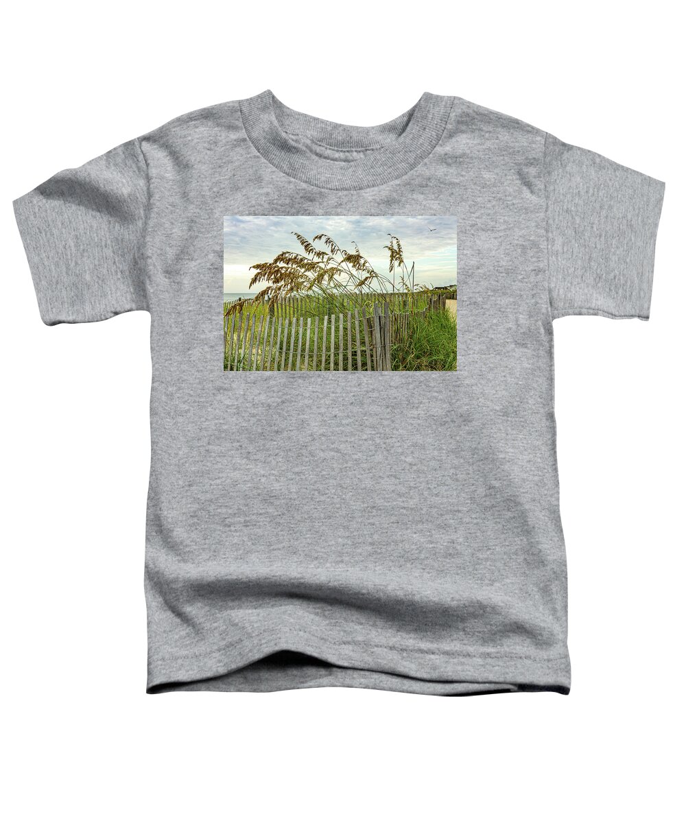Ocean Toddler T-Shirt featuring the photograph Avalon Sea Grass 2 by Donna Twiford