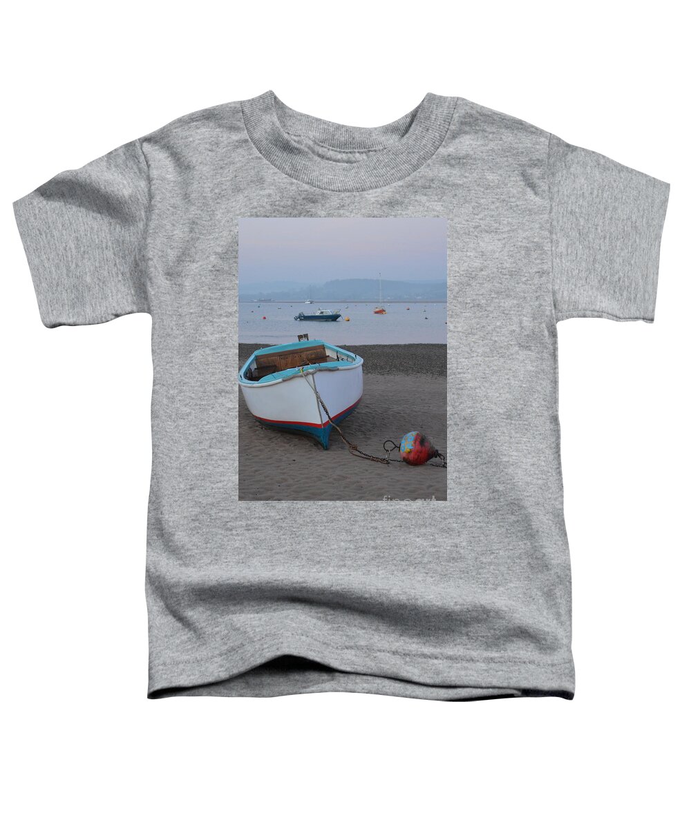 Boat Toddler T-Shirt featuring the photograph Awaiting the Tide by Andy Thompson
