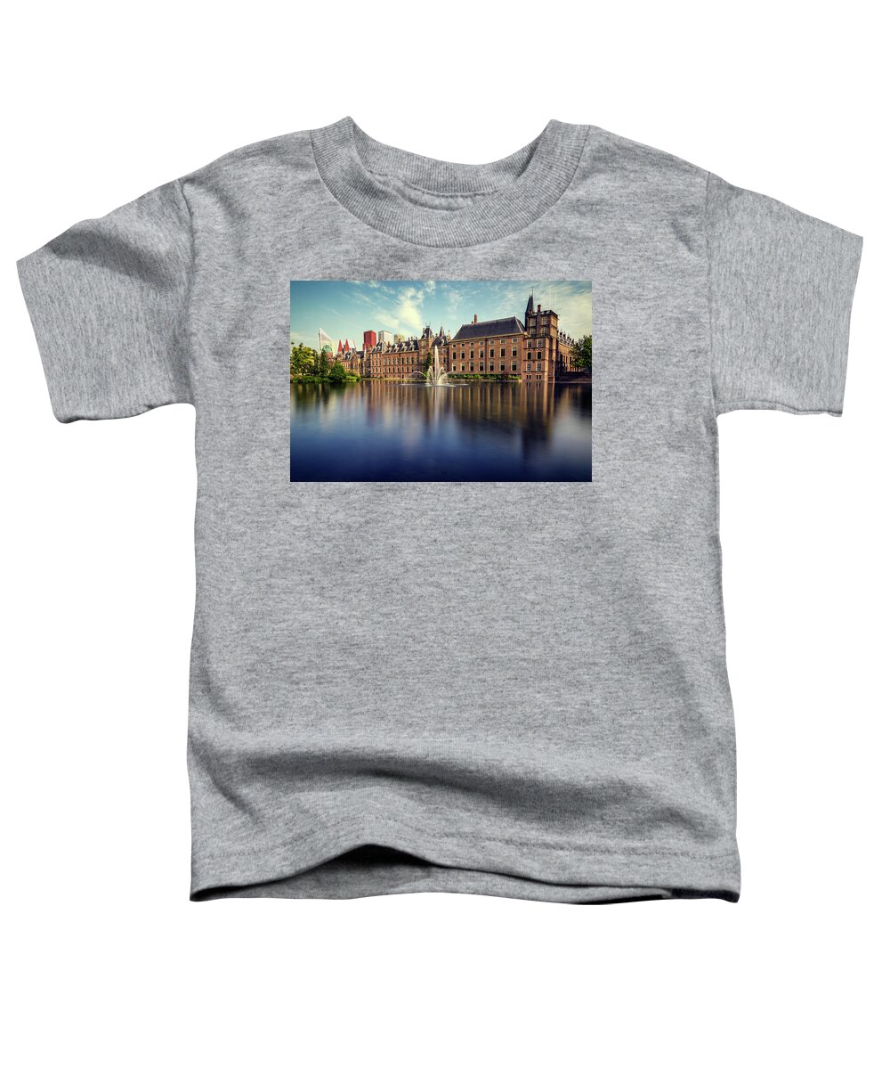 The Hague Toddler T-Shirt featuring the photograph Binnenhof, The Hague by Pablo Lopez