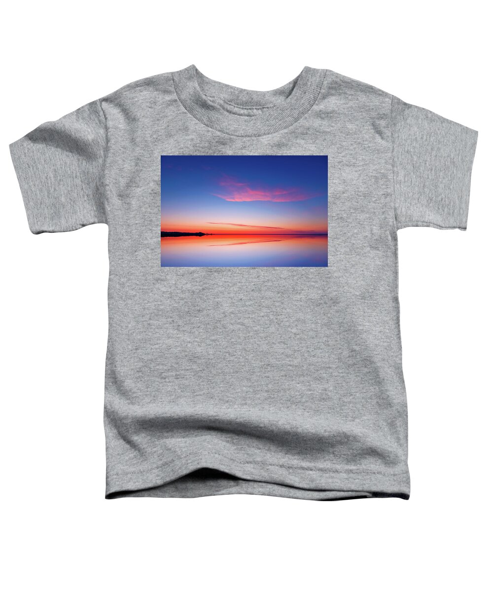 Reflection Toddler T-Shirt featuring the photograph Blue Mirror by Philippe Sainte-Laudy