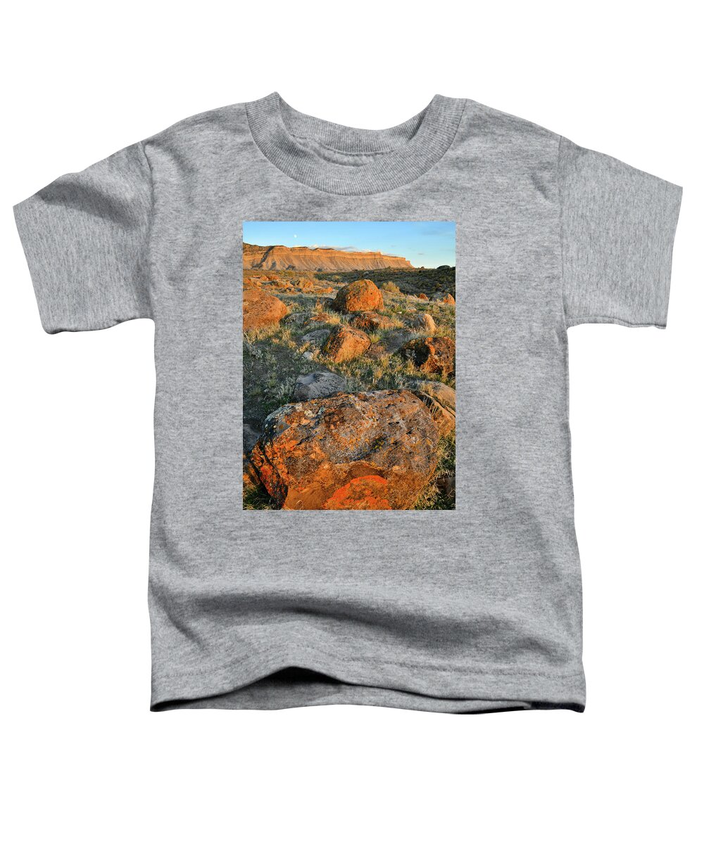 Book Cliffs Toddler T-Shirt featuring the photograph Book Cliffs Sunset by Ray Mathis