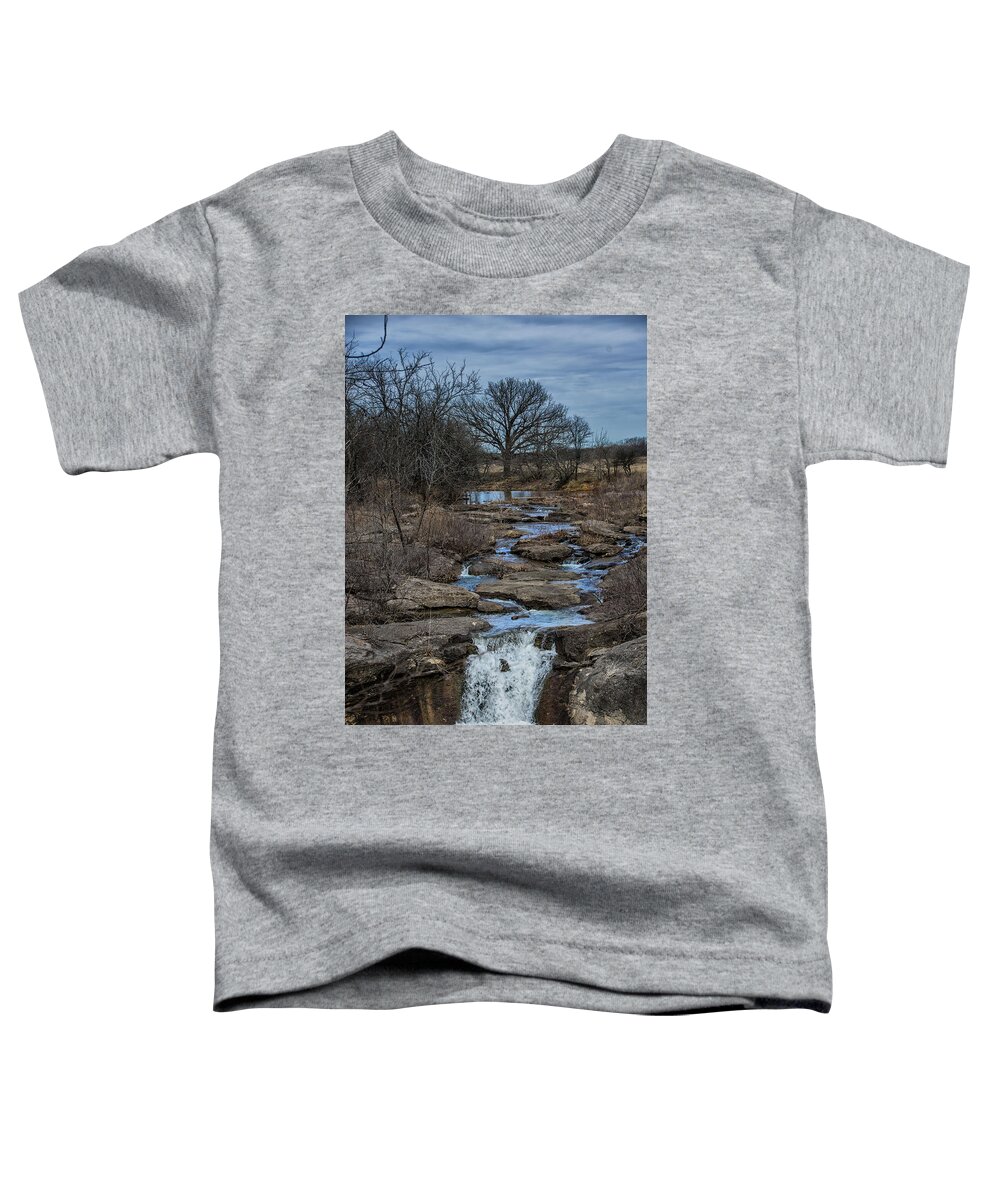Butcher Falls Toddler T-Shirt featuring the photograph Butcher Falls by Jolynn Reed