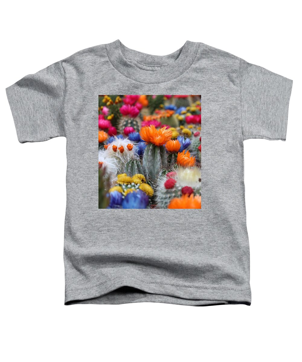 Cute Toddler T-Shirt featuring the photograph Cacti flowers by Top Wallpapers