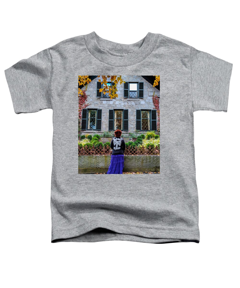 House Toddler T-Shirt featuring the photograph Can I come in? by Christopher Brown