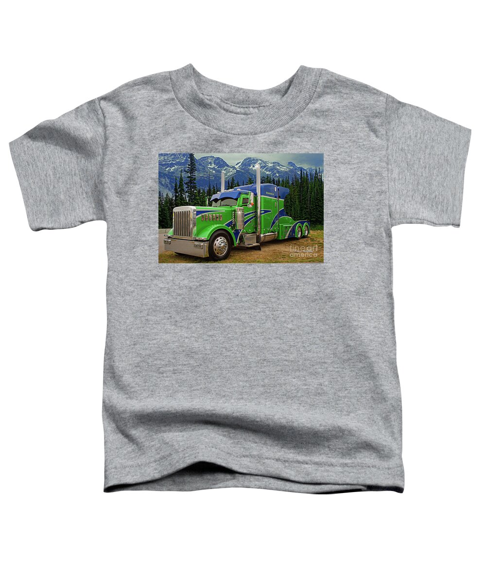 Big Rigs Toddler T-Shirt featuring the photograph Catr9337-19 by Randy Harris