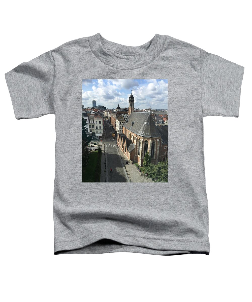 Brussels Toddler T-Shirt featuring the photograph Charming Brussels by Carol Groenen