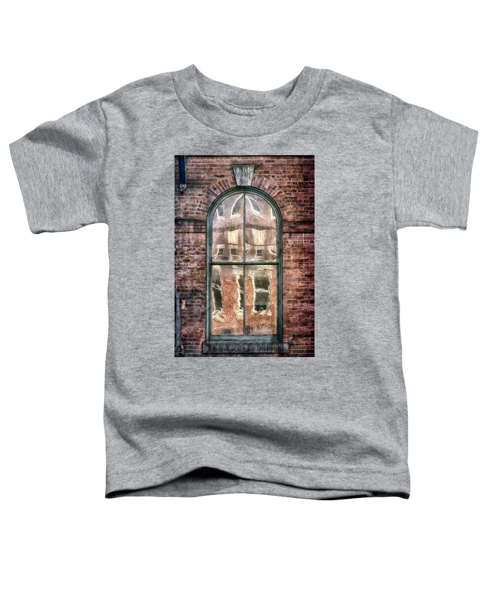 City Window Toddler T-Shirt featuring the photograph City Window by Cindi Ressler