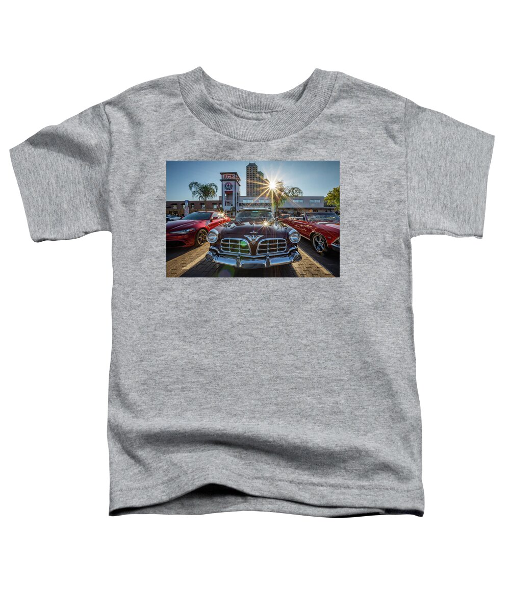 Classic Toddler T-Shirt featuring the photograph Classic Cars by David Hart