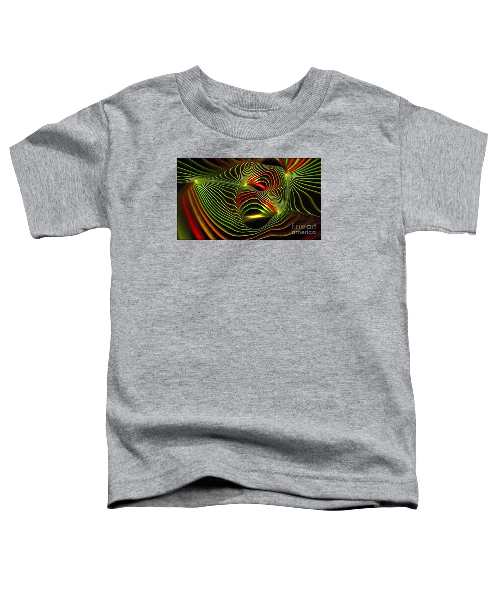 Spirals Toddler T-Shirt featuring the digital art Cropland by Doug Morgan