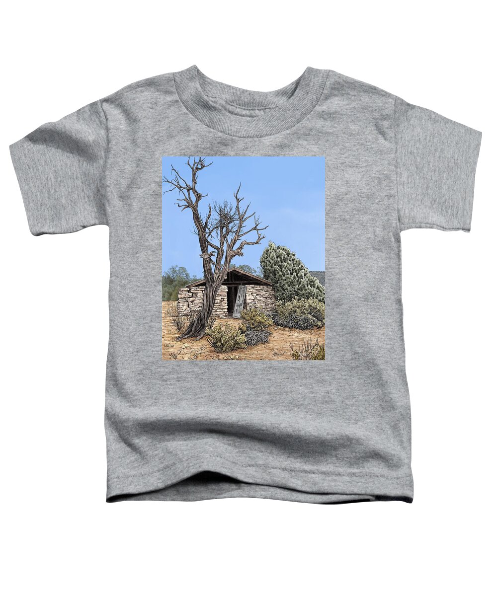 Calamity Toddler T-Shirt featuring the digital art Decay of Calamity the Half Life of a Dream by Rick Adleman