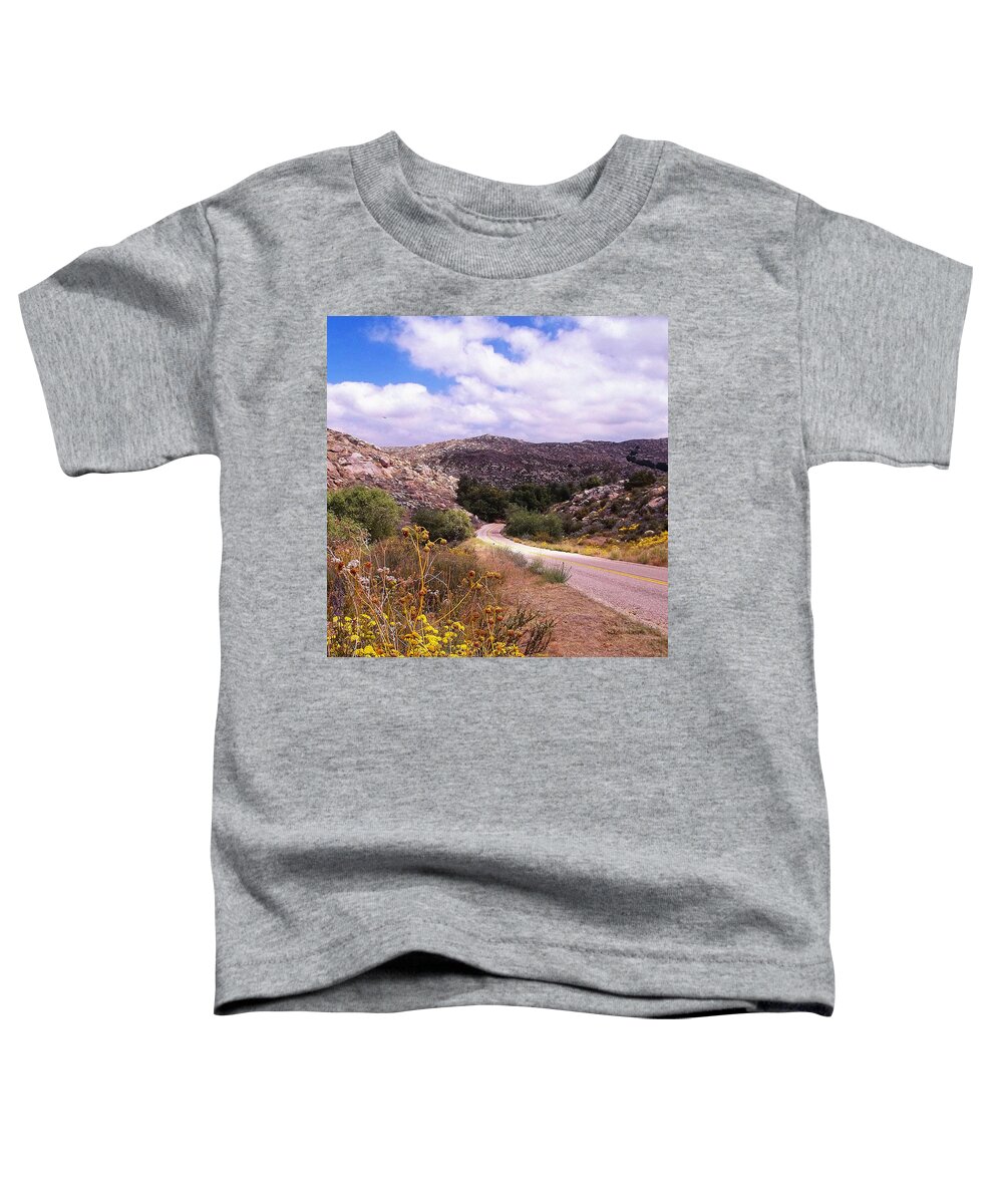 Road Toddler T-Shirt featuring the photograph Desert Backroads by Glenn McCarthy Art and Photography