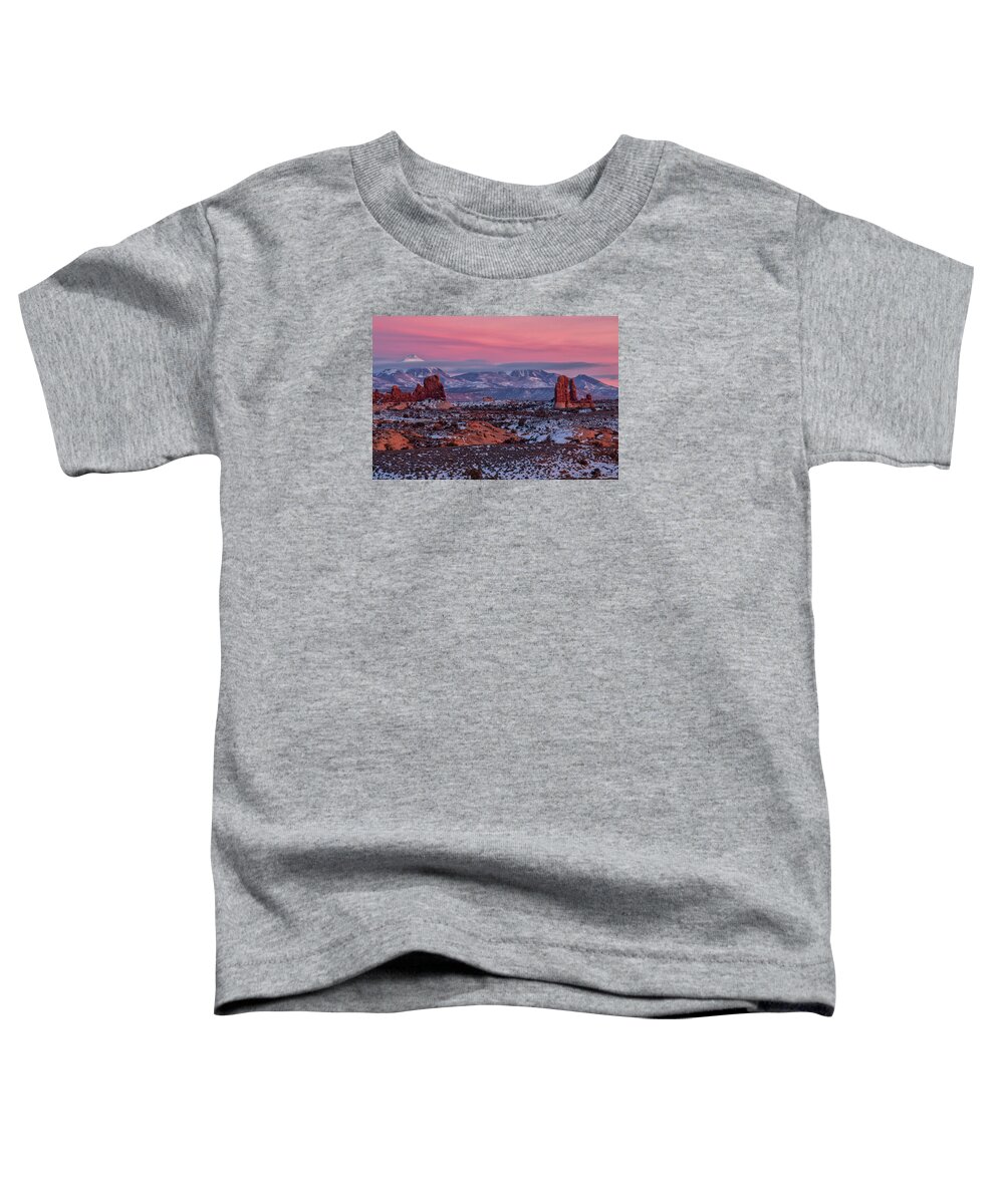 Moab Toddler T-Shirt featuring the photograph Desert Beauty by Dan Norris